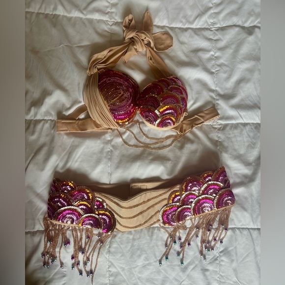 Belly Dancing Nude Dress - Picture 2 of 9